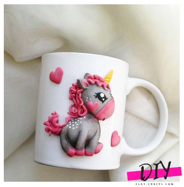 mugs with polymer clay decor (14)