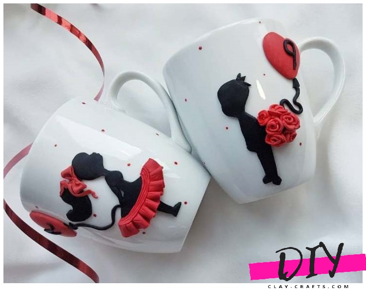mugs with polymer clay decor (36)