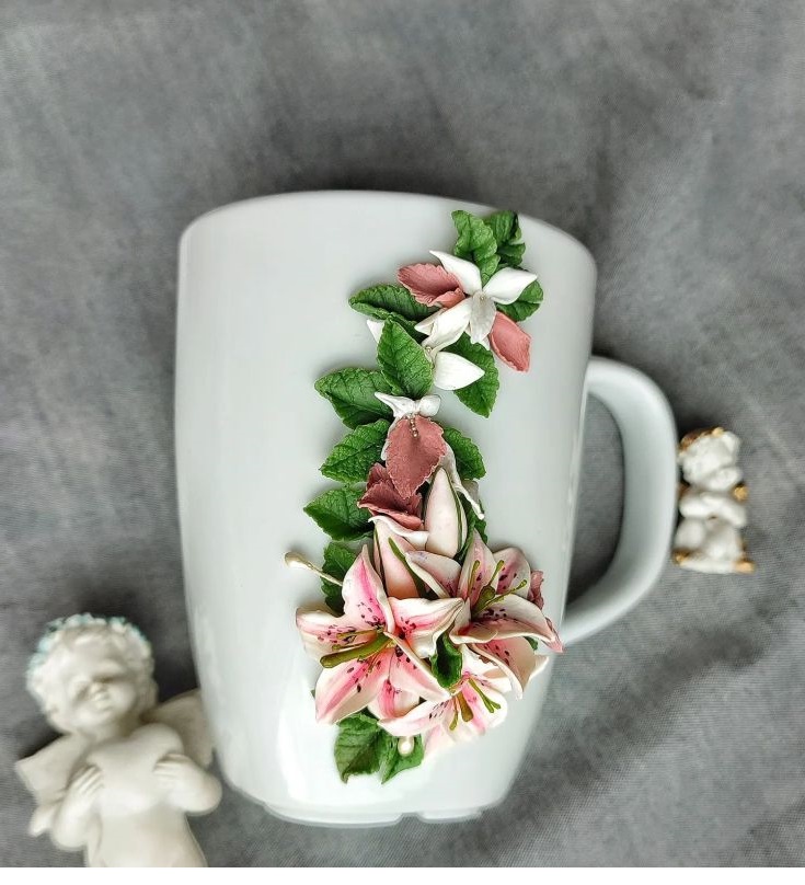 polymer clay mug ideas (15)