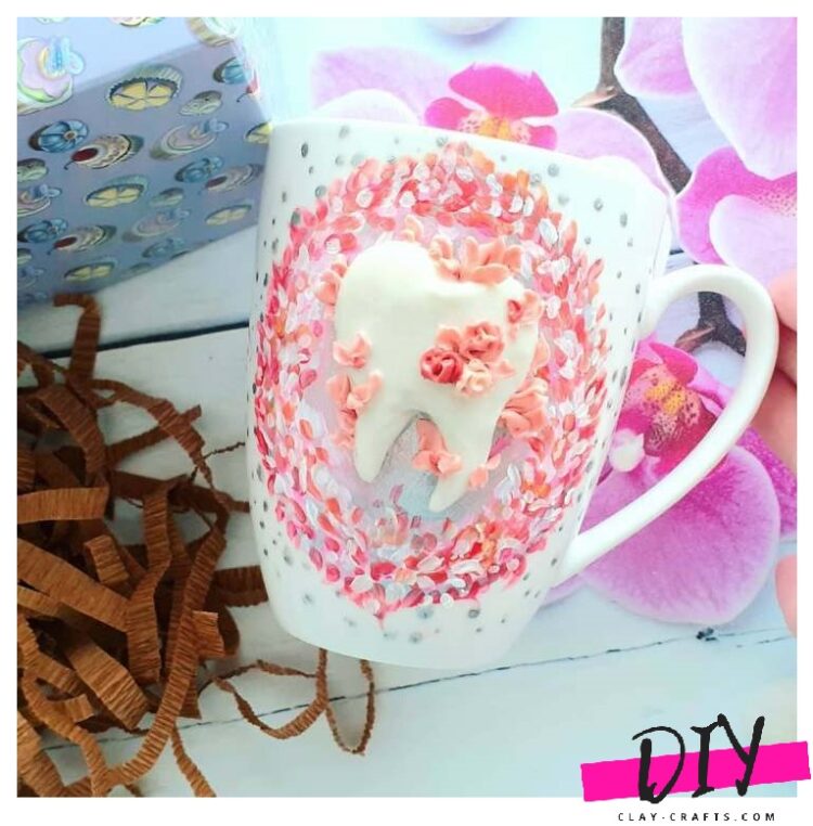 mugs with polymer clay decor (20)