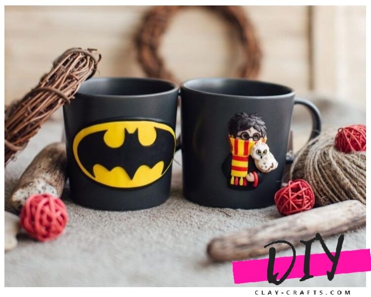 mugs with polymer clay decor (3)