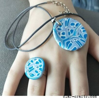 55 Polymer clay necklace ideas - Polymer clay crafts