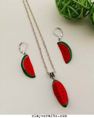 55 Polymer clay necklace ideas - Polymer clay crafts