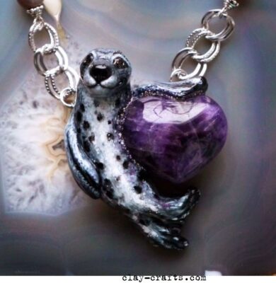 55 Polymer clay necklace ideas - Polymer clay crafts