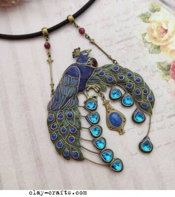 55 Polymer clay necklace ideas - Polymer clay crafts