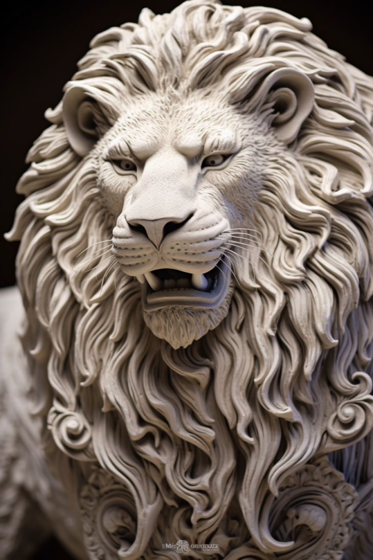 Unleashing Majestic Power: Sculpting a Lion from Polymer Clay plastica